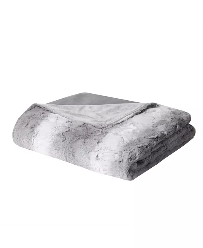 Beautyrest CLOSEOUT! Zuri Faux-Fur Weighted Blanket， 18lbs - Intensery