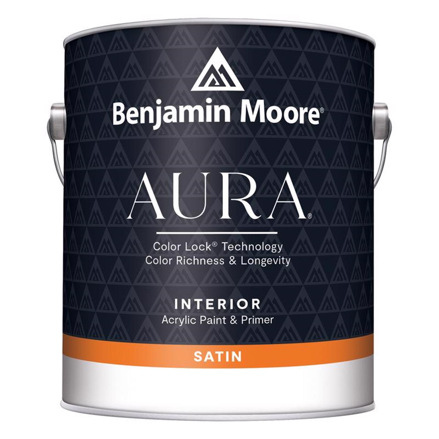 Benjamin Moore Aura Satin Base 1 Paint and Primer Interior 1 gal - Intensery