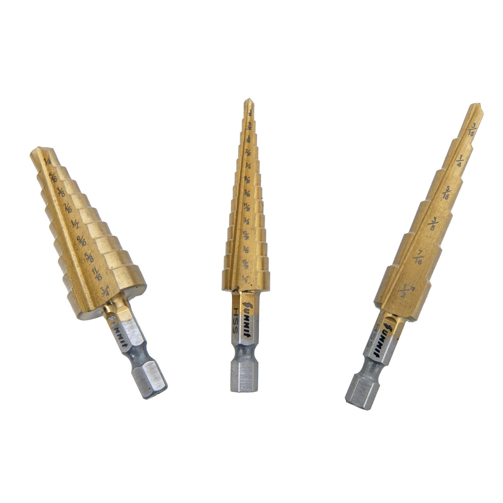 Summit Racing SUM-900220 Summit Racing? Step-Drill Bits - Intensery