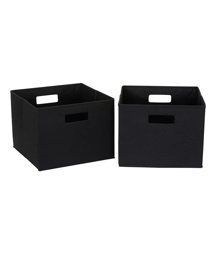 Household Essentials Open Bin Set， Set of 2 - Intensery