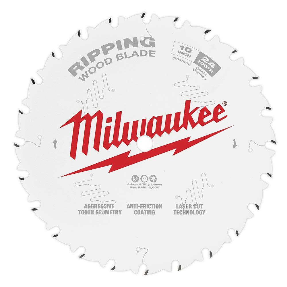 10 in. 24T Ripping Circular Saw Blade - Intensery