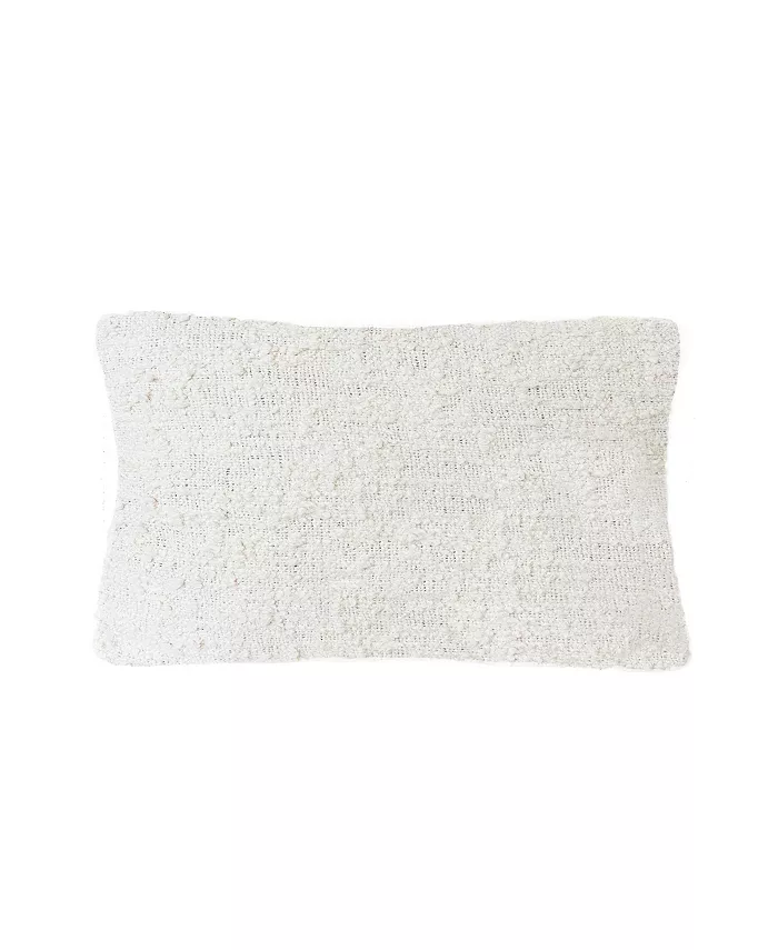 Anaya Home Soft Cozy White Down Alternative Lumbar Pillow - Intensery