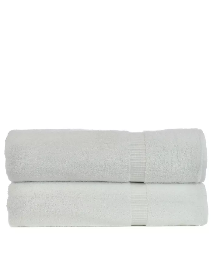 BC Bare Cotton Luxury Hotel Spa Towel Turkish Bath Sheets， Set of 2 - Intensery