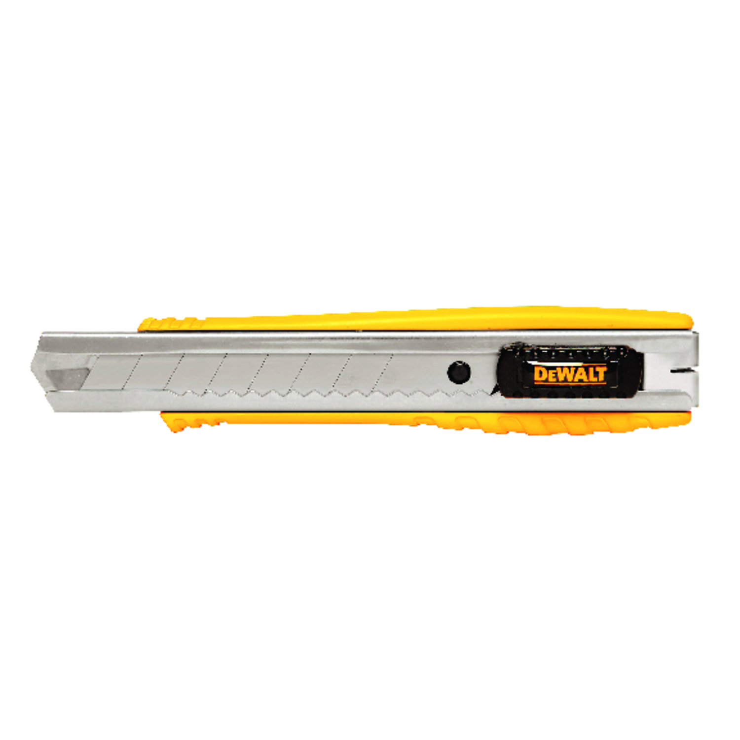 DeWalt 6-1/4 in. Sliding Snap-Off Utility Knife Black/Yellow 1 pk - Intensery