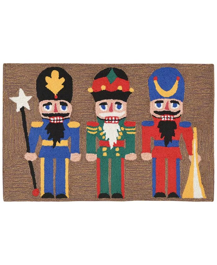 Liora Manne' Liora Manne Front Porch Indoor Outdoor Nutcracker Multi 2' x 3' Area Rug - Intensery