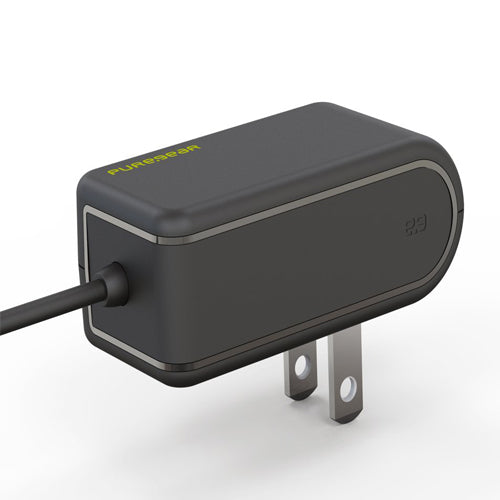 Puregear 60669PG MicroUSB 12W 2.4A Travel Wall Charger Black - Intensery
