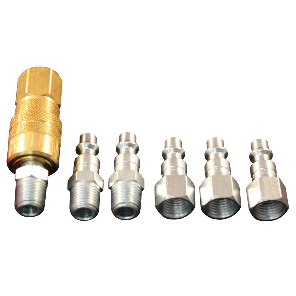 Milton® (S-212) 1/4 NPT M-Style Coupler and Plug Kit， (7-Piece) - Intensery