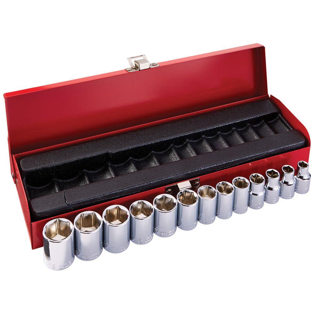 3/8 Drive Sockets， Metric， 13 Pc - Intensery