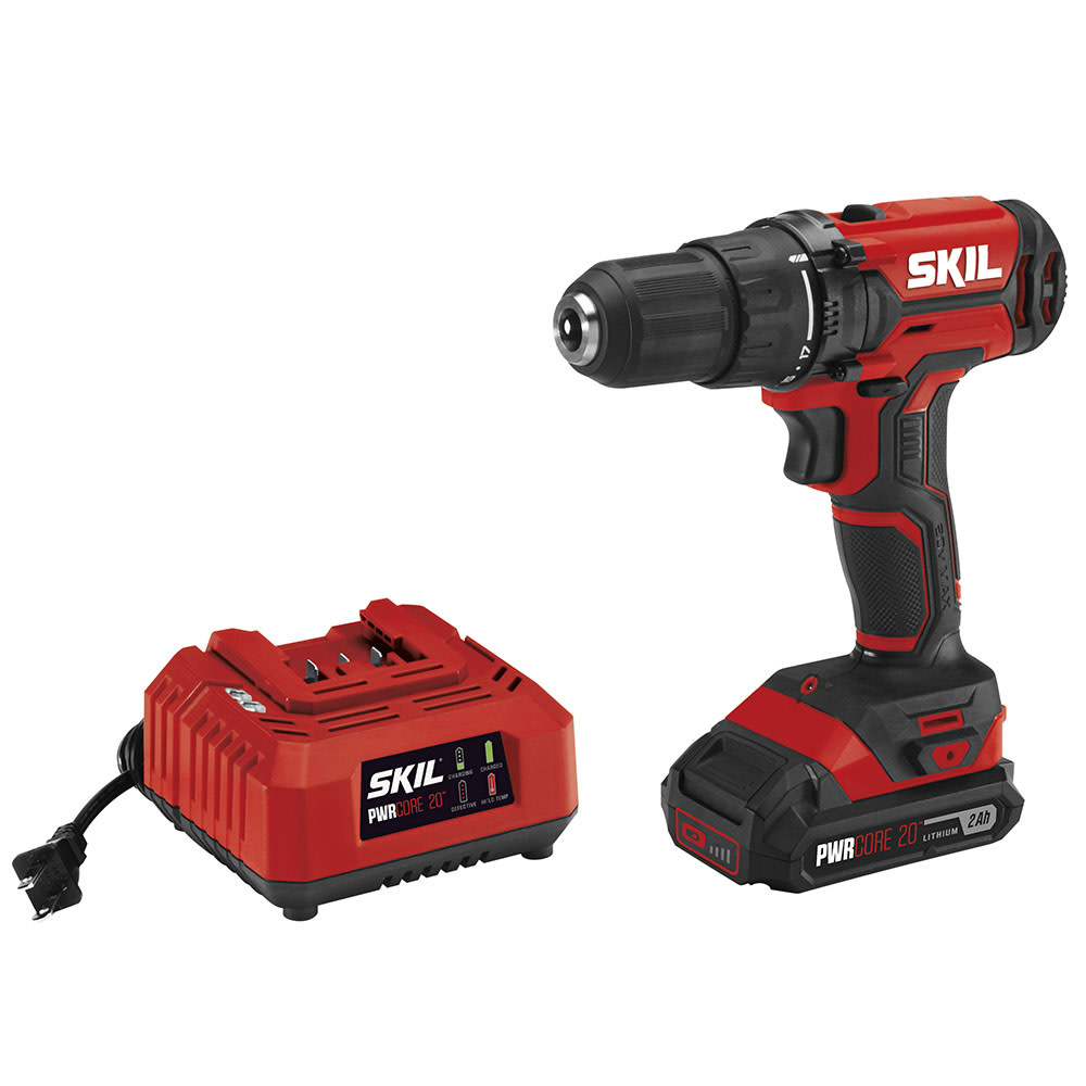 20V 1/2 DRILL DRIVER KIT WITH PWRCORE 20™ 2.0AH LITHIUM BATTERY AND CHARGER - Intensery