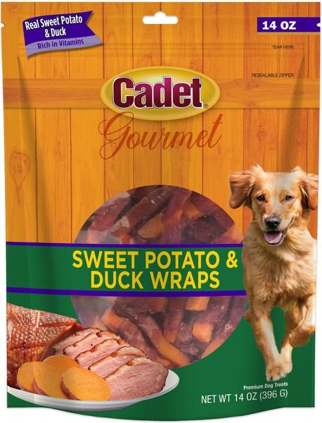 Cadet Gourmet Sweet Potato and Duck Wrapped Dog Treats - Intensery