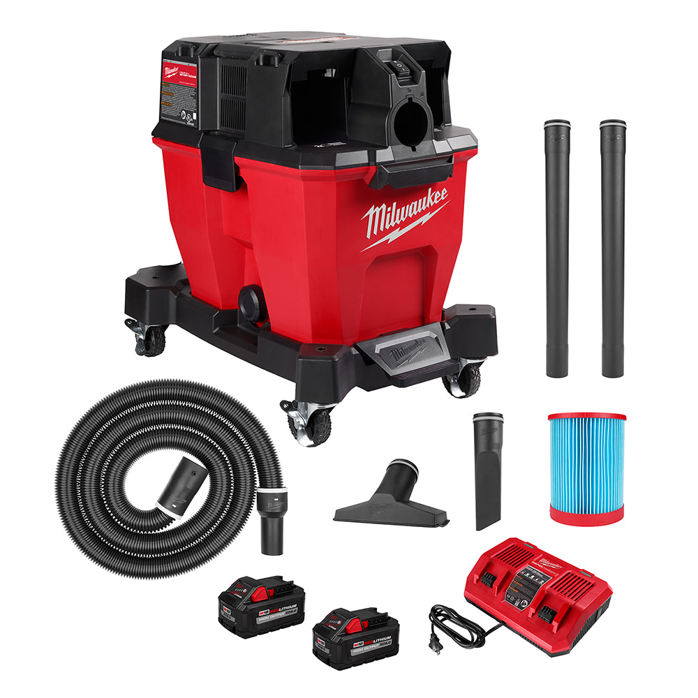 Milwaukee M18 FUEL Vacuum Kit 9 Gallon 36V Wet/Dry - Intensery