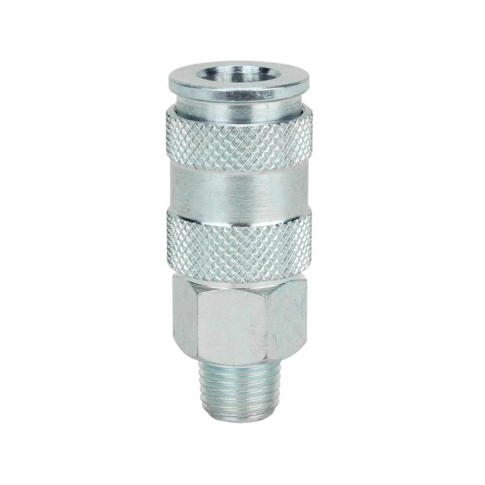 Milton® S-765ST 1/4 MNPT High Flow (V-Style) Quick-Connect Steel Coupler - Intensery