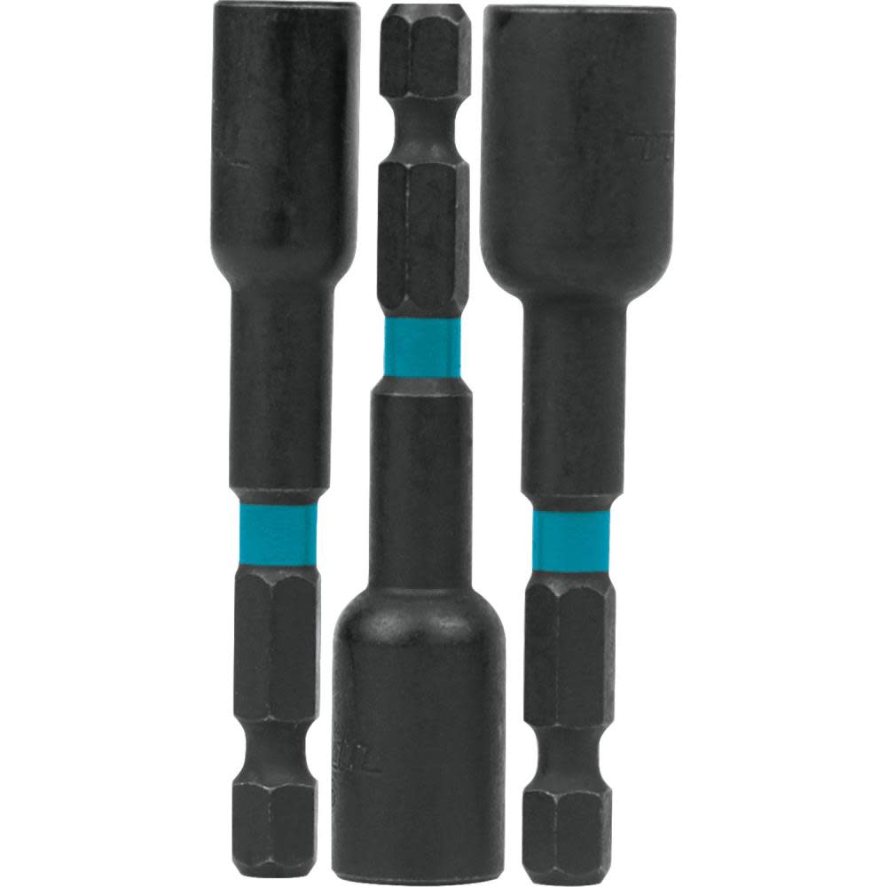 Impact X  3 Pc. 2-9/16″ Magnetic Nut Driver Set - Intensery