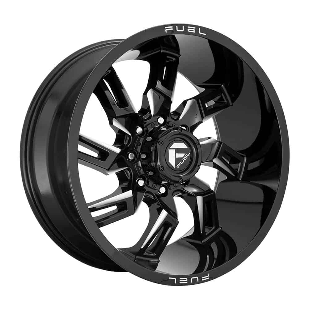 Fuel 1PC D747 LOCKDOWN D747 20X9 5X5.5 GL-BLK-MIL 01MM - Intensery