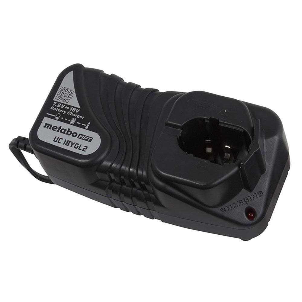 Metabo HPT 18V Battery Charger Li Ion/NiCd/NiMH Universal Post Style UC18YGL2M from Metabo HPT - Intensery