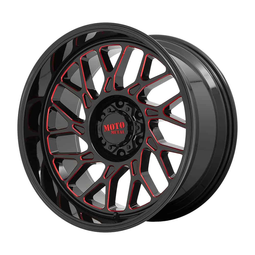 Moto Metal MO805 MO805 22X10 8X6.5 G-BLK MILL RTCC -18MM - Intensery