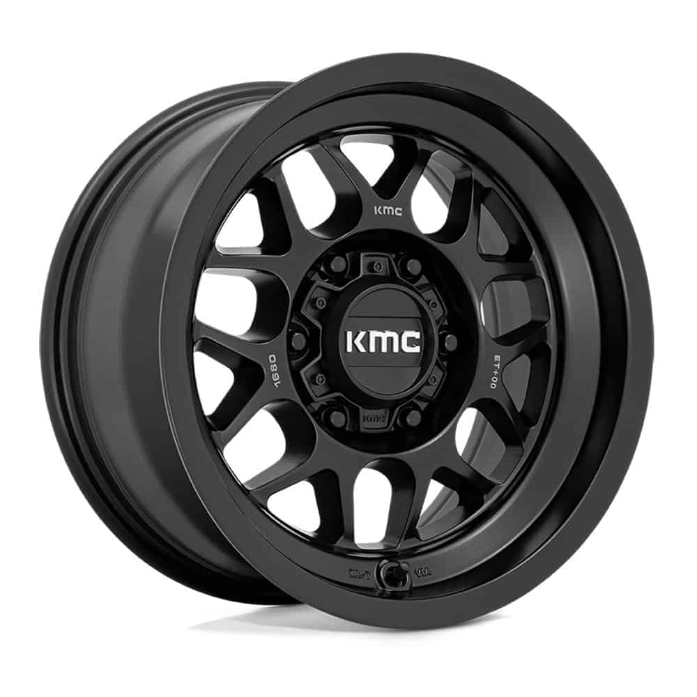 KMC Wheels KM725 16X8 6X5.5 S-BLK 0MM - Intensery