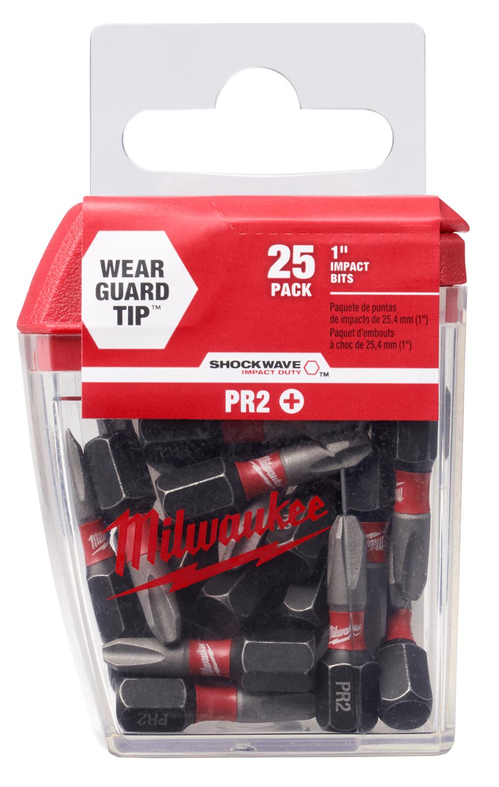 Milwaukee Tool 48-32-4644 Milwaukee SHOCKWAVE Impact Driver Bits - Intensery