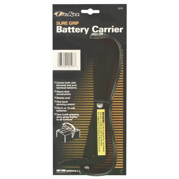 Deka Sure Grip Battery Carrier - Intensery