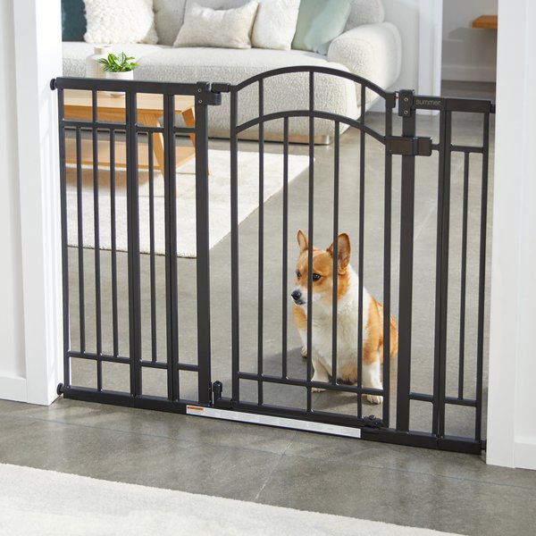 Summer Multi-Use Decorative Extra Tall Walk-Thru Dog Gate - Intensery