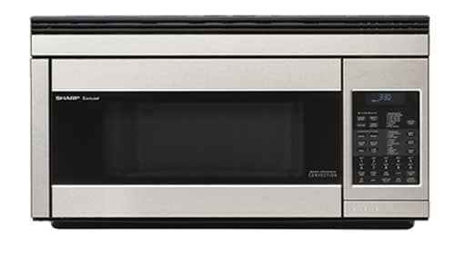 Sharp 1.1 Cu. Ft. Stainless Steel Over-The-Range Convection Microwave Oven - Intensery