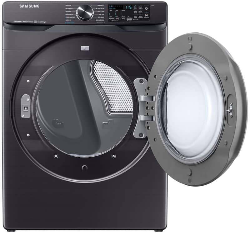 7.5 Cu. Ft. Brushed Black Smart Gas Dryer With Steam Sanitize+ - Intensery
