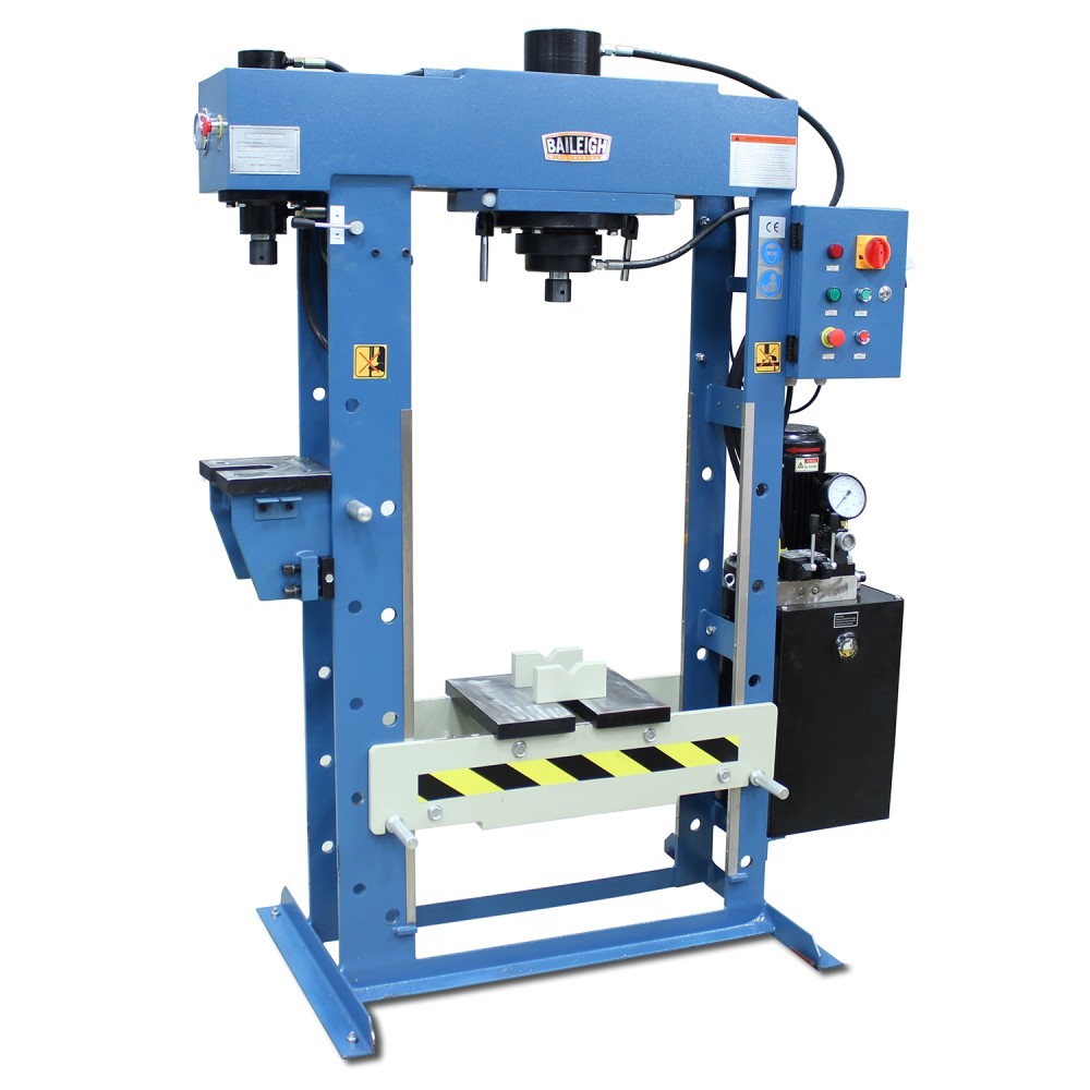 Baileigh HSP-30M-C H-Frame Press 30 Ton and 10 Ton Hydraulic - Intensery