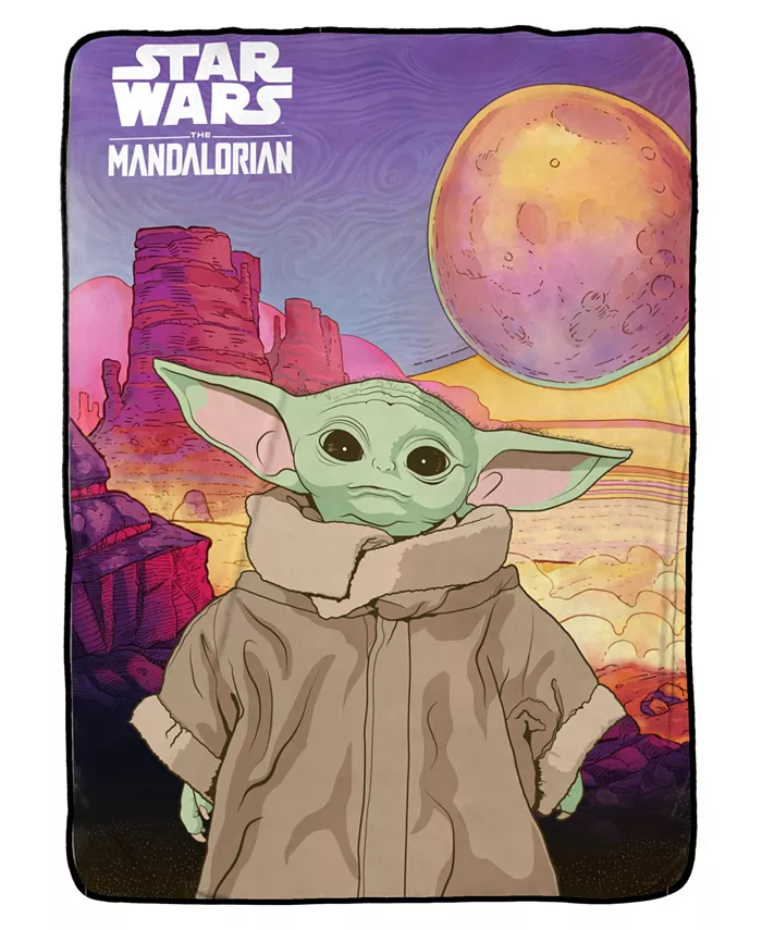 Disney The Mandalorian Baby Yoda 'The Child' Blanket - Intensery