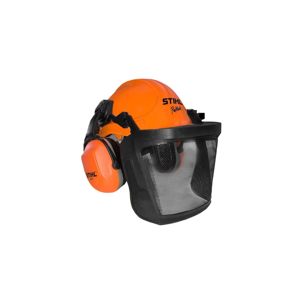 Stihl Pro Mark Orange Helmet System - Intensery