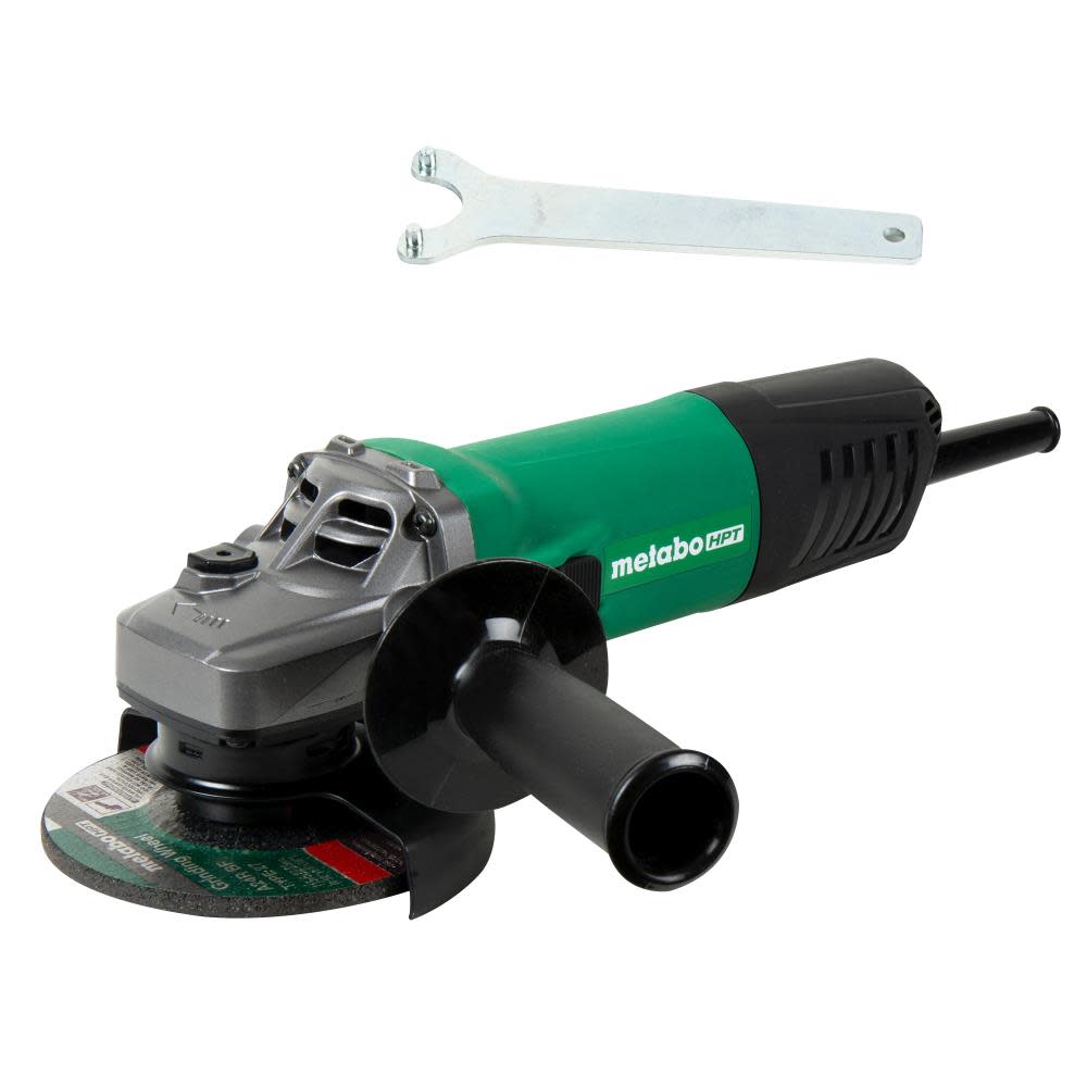 Metabo HPT Metabo HPT G12SA4 4.5 10.5 Amp Slide Switch Disc Grinder - Intensery