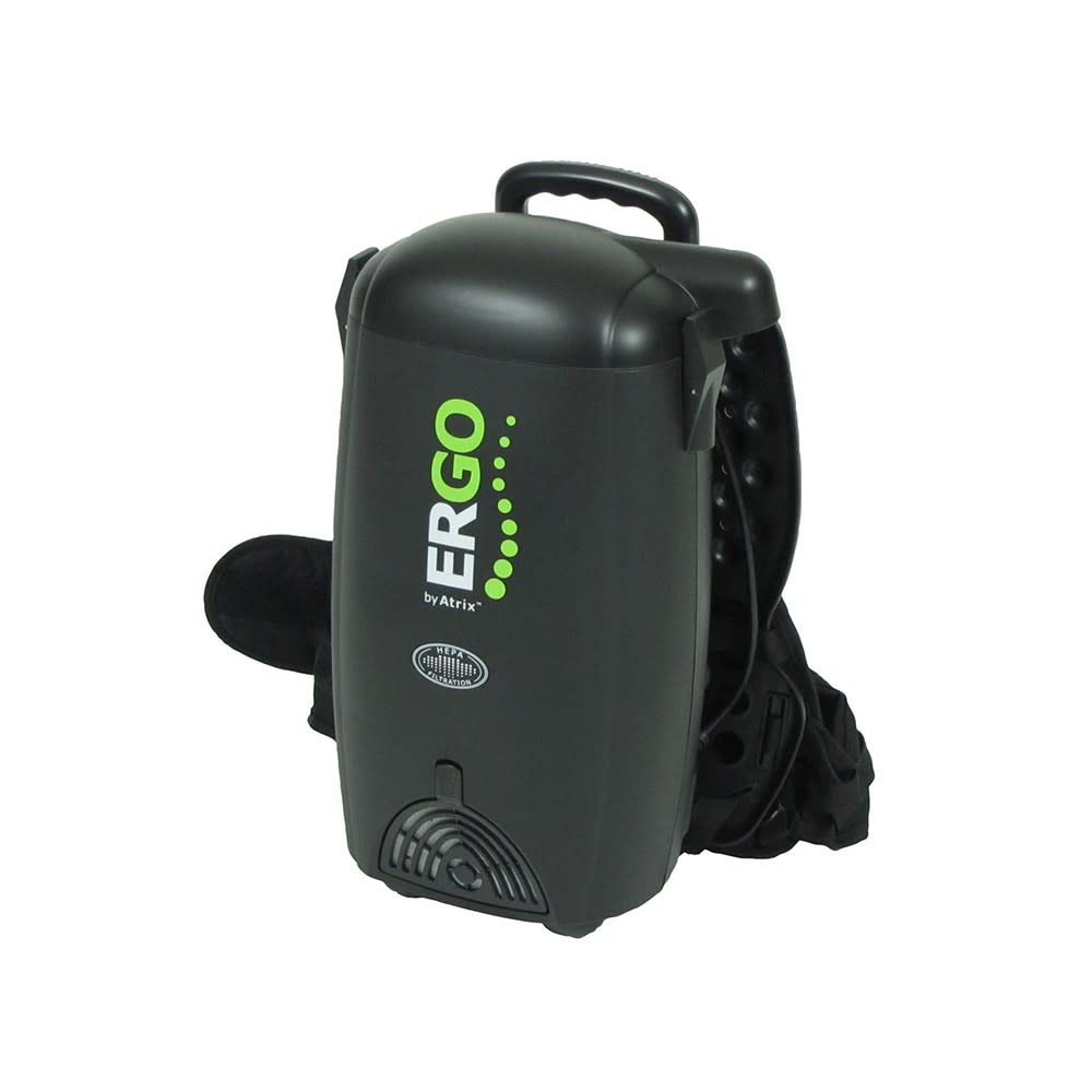 Atrix Black Ergo Backpack HEPA Vacuum Cleaner - Intensery
