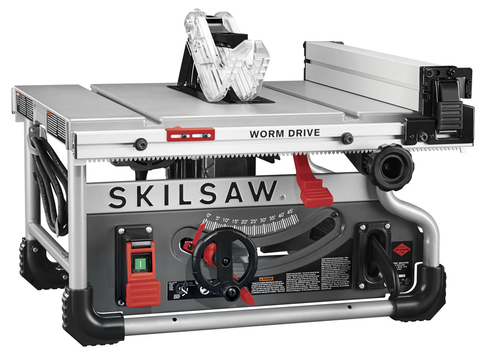 8-1/4 IN. Portable Worm Drive Table Saw with Skilsaw blade - Intensery