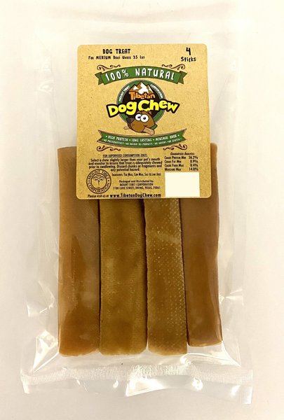 Tibetan Dog Chew Medium Breed Grain-Free Sticks Dog Treats - Intensery
