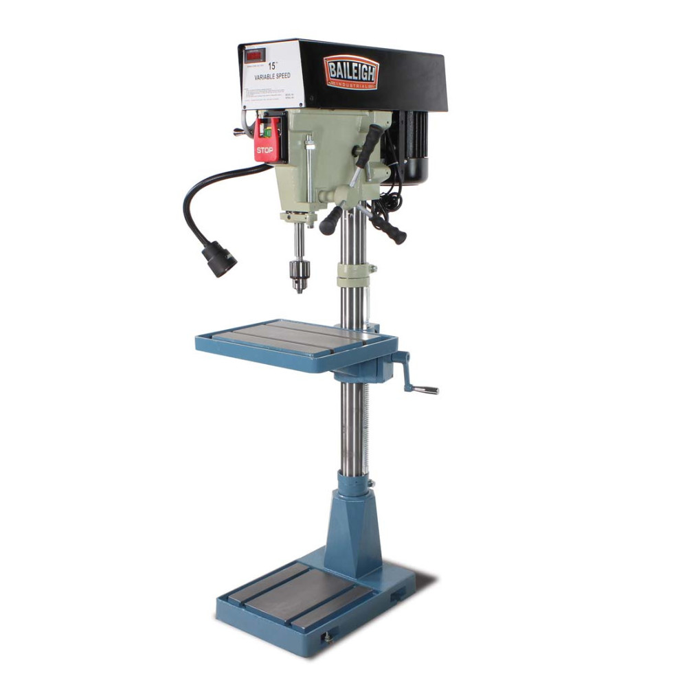Baileigh DP-15VSF Floor Drill Press 110/220V 1 Phase 15 - Intensery