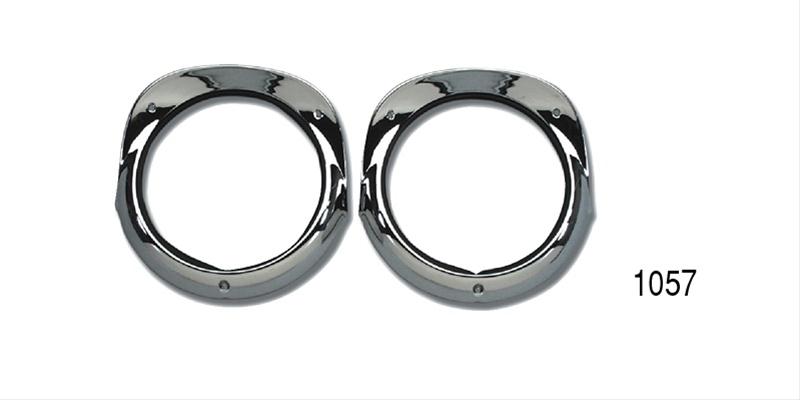 Danchuk 1057 Danchuk Replacement Headlight Bezels - Intensery