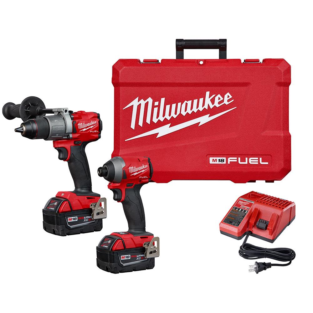 Milwaukee M18 FUEL 2-Tool Hammer Drill/Impact Driver Combo Kit 2997-22 from Milwaukee - Intensery
