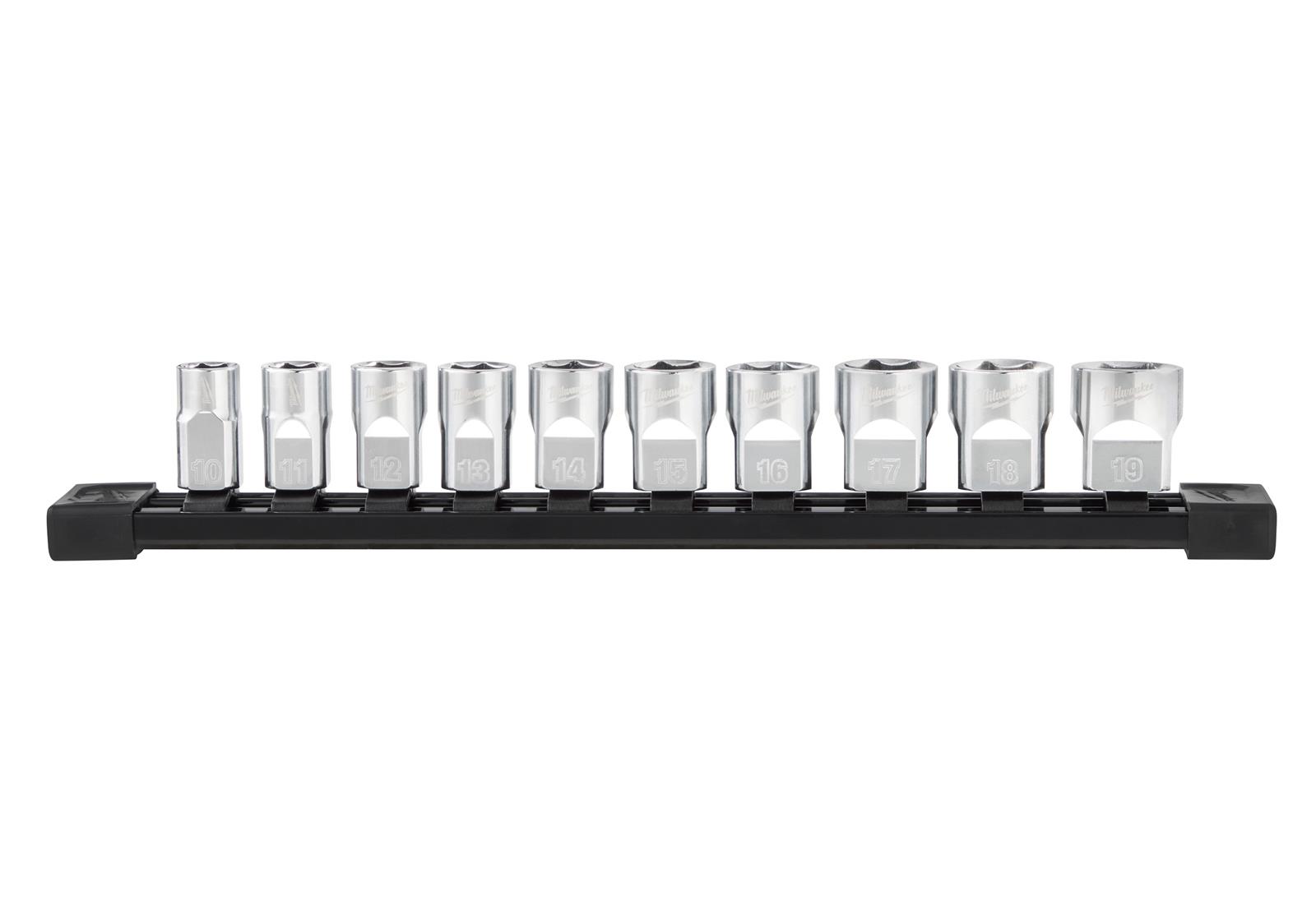 Milwaukee Tool 48-22-9503 Milwaukee 6-Point Sockets with FOUR FLAT Sides - Intensery