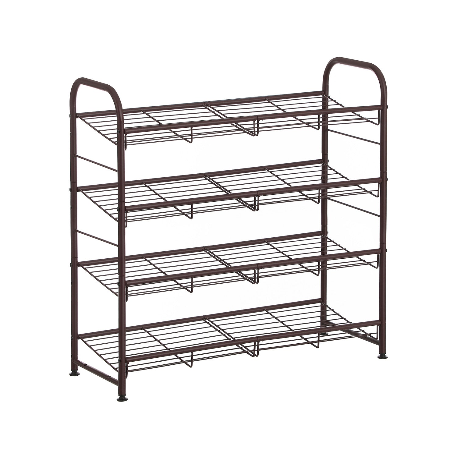 SONGMICS 4-Tier Shoe Rack Storage OrganizerBronze - Intensery