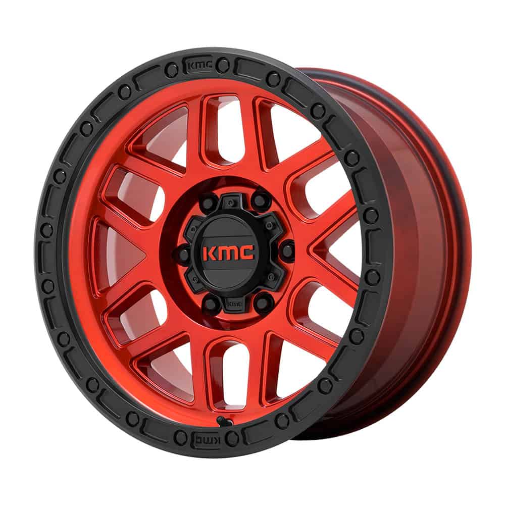 KMC KM544 MESA KM544 17X9 6X5.5 C-RED BLK-LP 18MM - Intensery