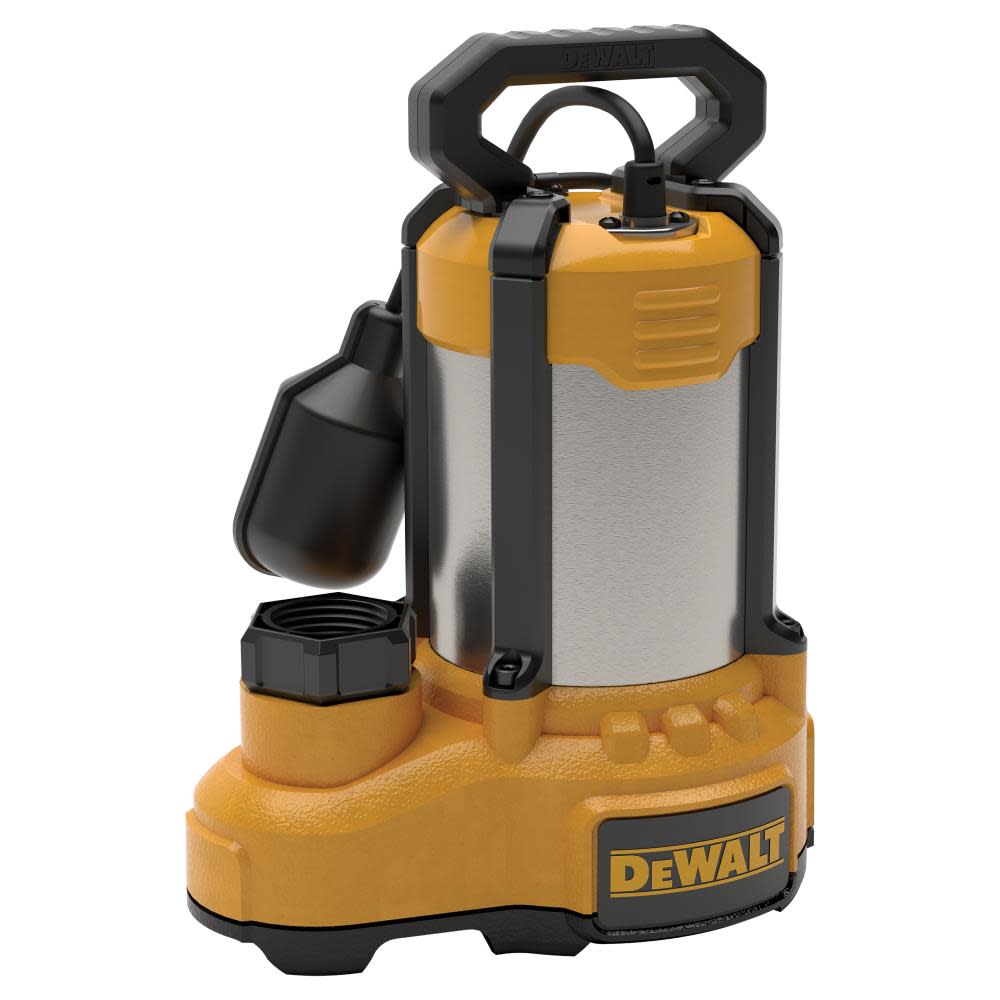 DEWALT 1 HP Stainless Steel/Cast Iron Submersible Sump Pump DXWP62181 from DEWALT - Intensery