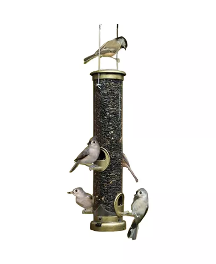 Aspects (ASP395) Quick Clean Seed Tube Feeder， Antique Brass， Medium - Intensery