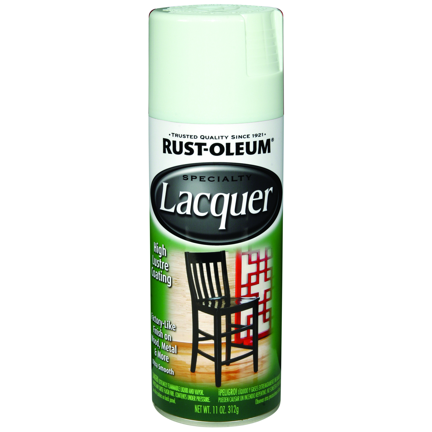 Rust-Oleum Specialty Gloss White Lacquer Spray Paint 11 oz - Intensery