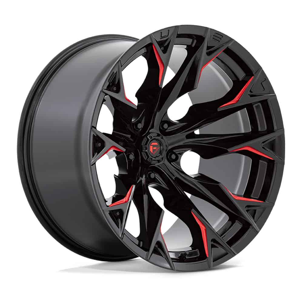 Fuel 1PC Wheels D823 22X12 5X5.0 G-BLK MILL C-RED -44MM - Intensery