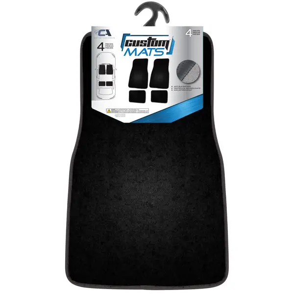 Custom Accessories 4-Piece Carpet  Interior Floor Mat - Intensery