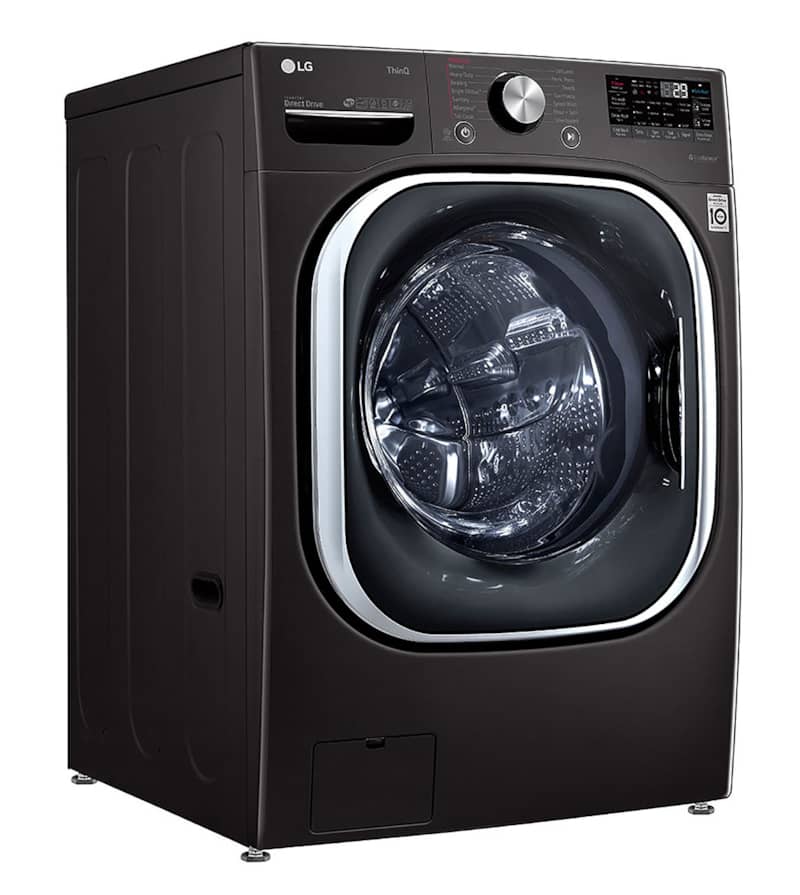 LG 5 Cu. Ft. Black Steel Smart Wi-Fi Enabled Front Load Washer With TurboWash 360 and Built-In Intelligence - Intensery
