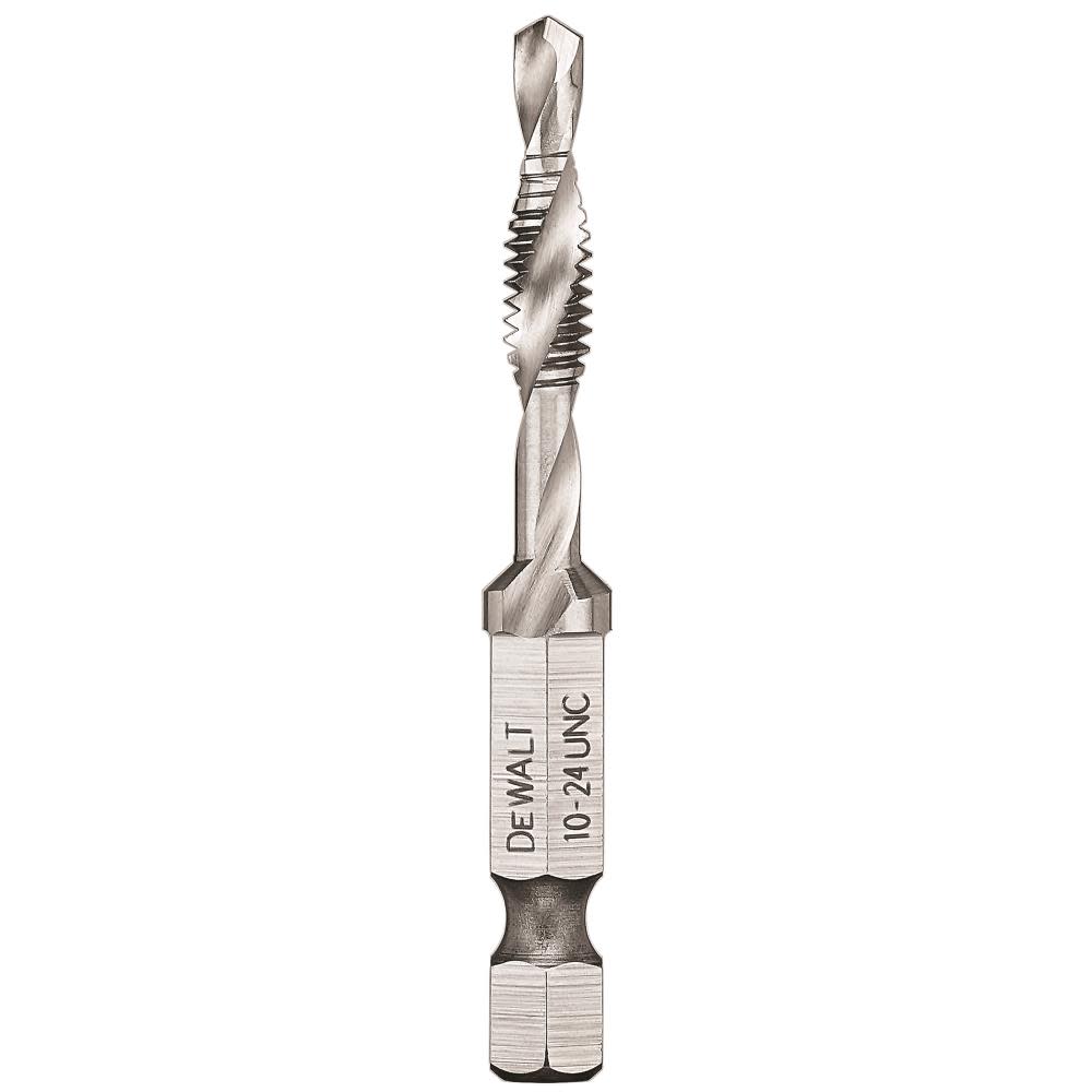 DEWALT 10-24 UNC Drill Tap 1/4 In. Capacity DWADTQTR1024 from DEWALT - Intensery