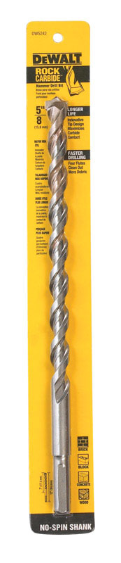 DeWalt Pilot Point 5/8 in. X 12 in. L Carbide Tipped Percussion Drill Bit 1 pc - Intensery
