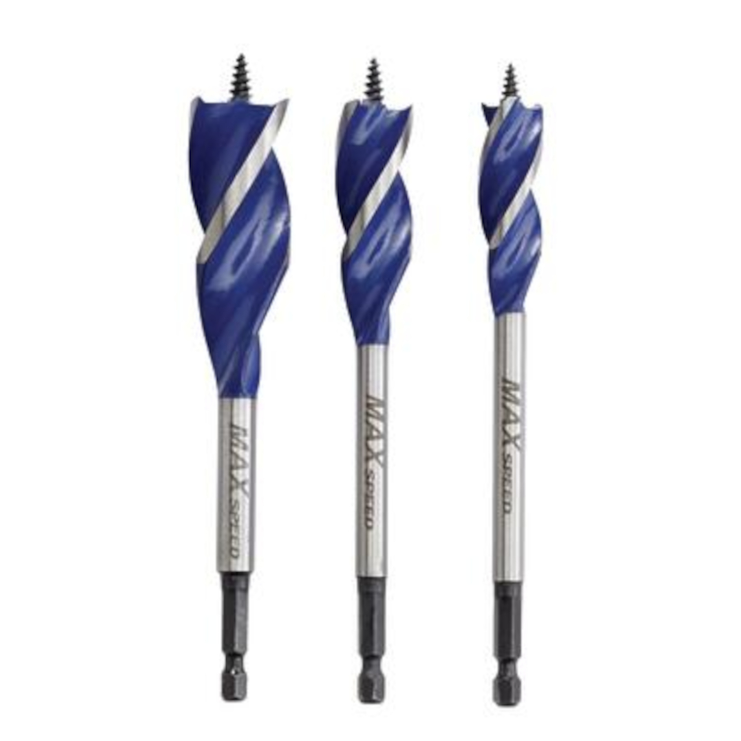 Irwin Speedbor Max Speed Carbon Steel Drill Bit Set 3 pc - Intensery