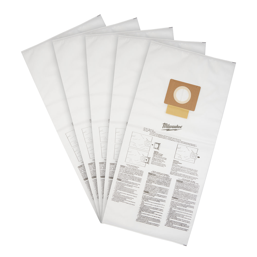 Milwaukee Fleece Dust Bags 12 Gallon 5pk 49-90-1999 from Milwaukee - Intensery
