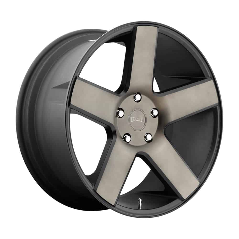 DUB 1PC S116 BALLER S116 22X9 5X115 MT-BLK-DDT 15MM - Intensery